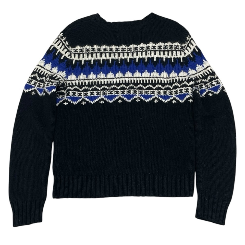 Vintage Black Ralph Lauren Knitted Crew Neck Sweater (S)